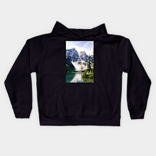 Face in the Mountain. Kids Hoodie